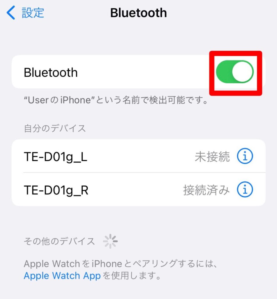 iPhone設定の解説